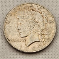 1924 Peace Silver Dollar