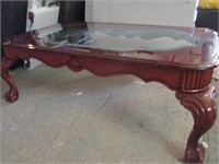 Pretty Glass Top Coffee Table