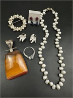 Sterling silver jewelry lot