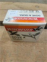 WINCHESTER DOVE & QUAIL 12 GA 7 1/2 SHOT (FULL)