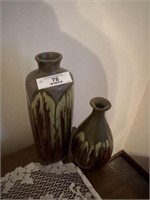 2 Decorator Vases
