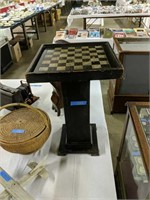 Primitive Checkerboard Table 25 In Tall