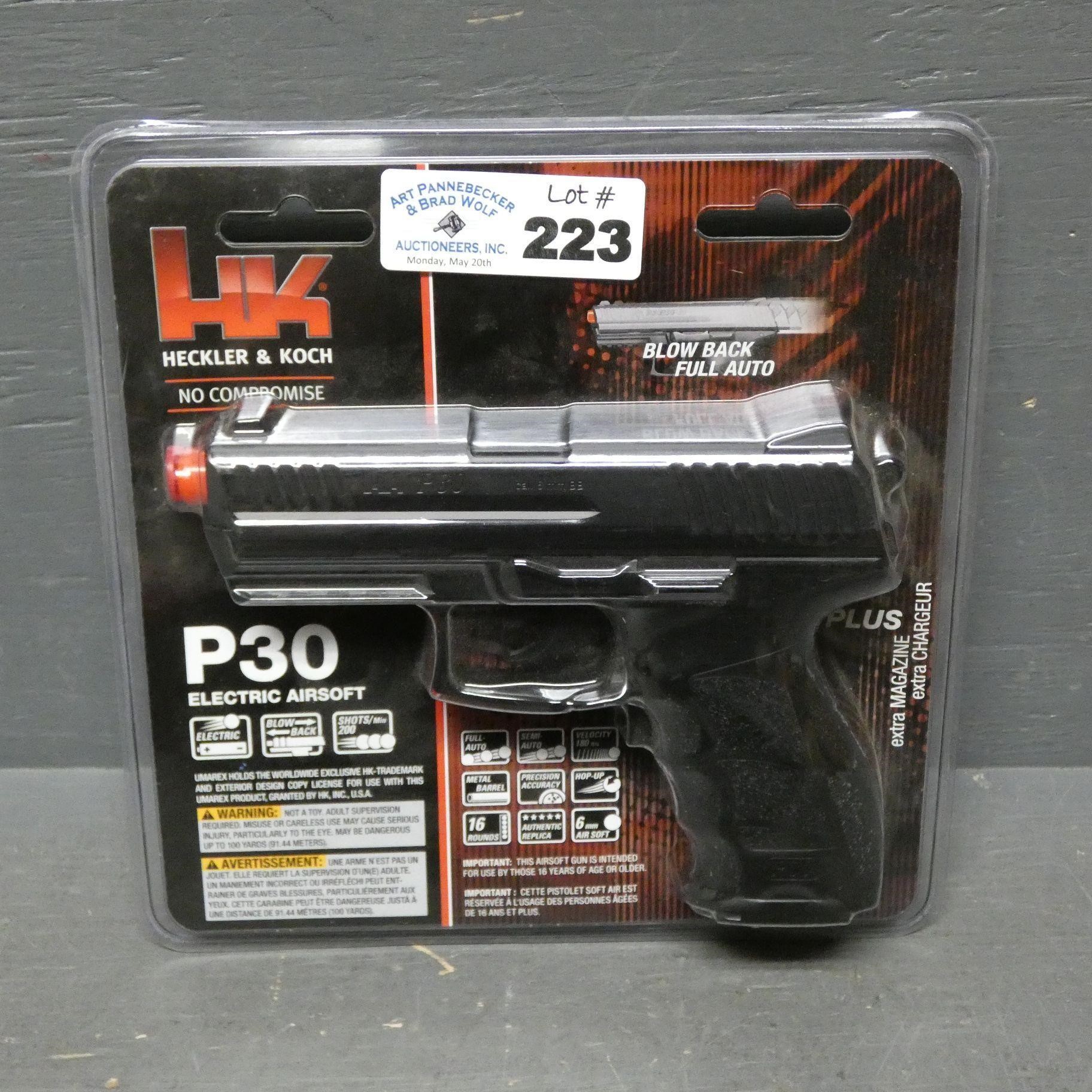 New Heckler & Koch P30 Electronic Airsoft Pistol