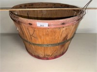 Vintage Wooden Apple Bushel Basket