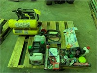 Pallet-air compressor parts, oil, etc