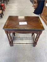Vintage inlay step down tables SEE DES*