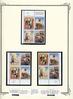 Little Women stamps 3 plate blocks 12 x 29 cent st