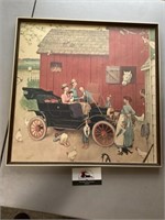 Norman Rockwell model A or T picture 18 x 18