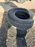 2 SMALL TIRES - DIFFERENT SIZES