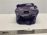 Thirty One Small Purple Bag Storage w/ Handle