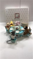 American girl bitty, baby teddy bears, tea party