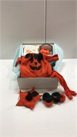 American girl, Bitty bear, pumpkin costume set