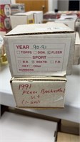 1990 and 1991 Fleer Basketball Sets