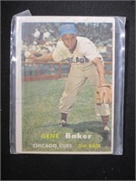 1957 TOPPS #176 GENE BAKER CHICAGO CUBS