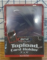 Top load cardholder 3x4 cards rigid 25 count