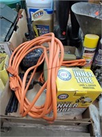 Extension Cord, Inner Tube, Drill, Jig Saw