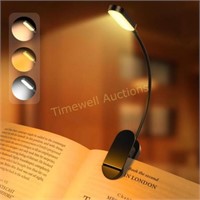 D BABE 9 LED Rechargeable Book Light  Black