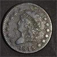 1813 LARGE CENT VF/XF SURFACE ISSUES