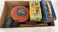 Box Lot of Antique Toys