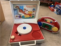 Little Tikes Radio & Pooh Record Player.