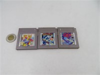 3 jeux de Nintendo Gameboy dont Wave Race