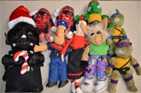 Vtg Character Plush Lot w/ Other