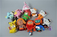 11pc Pokemon, Hello Kitty & MOTU Plush NWT