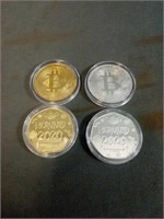 4 Novelty Coins