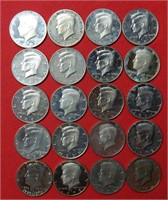 Roll of Proof Kennedy Half Dollars Mixed Dates