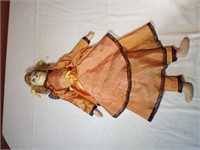 27" Boudoir Antique Doll