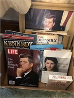 Box of political magazines Kennedy his life and