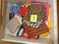 Drawer of Linens & Pot Holders