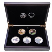 RCM 2016 .9999 Fine Pure Silver - 5 x $20 Wildlife