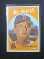 1959 TOPPS #437 IKE DELOCK BOSTON RED SOX