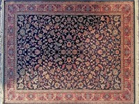 Karastan Black Keshan Rug Made in Belgium