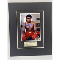 Muhammad Ali Signed Photo Matted w/ COA