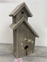 Cute reclaimed wooden birdhouse