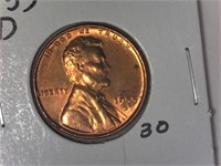 1955-D Lincoln Wheat Cent