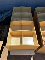Wooden Cubicle/Shelf  48” x 23” x 25”