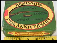 REMINGTON 175th ANNIVERSARY BOX WITH TIN .22 LR