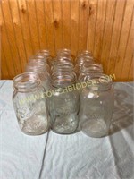 12 small mouth canning jars
