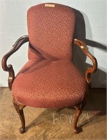 20th Century Queen Anne Style Arm Chair