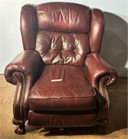 Large Faux Leather Traditional recliner