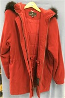 Medium sized London Fog red jacket