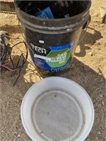 Bucket of Electrical Boxes & fine filter