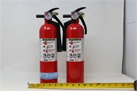 Lot of 2 ABC Fire Extinguishers