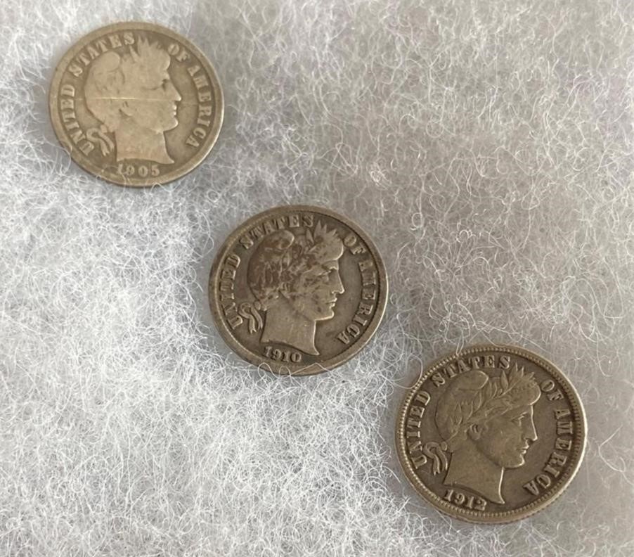 3 Barber Dimes