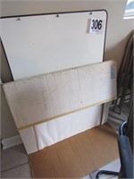 Dry Erase Easel With Paper
