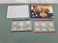 1987 UNCIRULATED COINSET