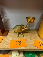 Vintage Brass Elephant India